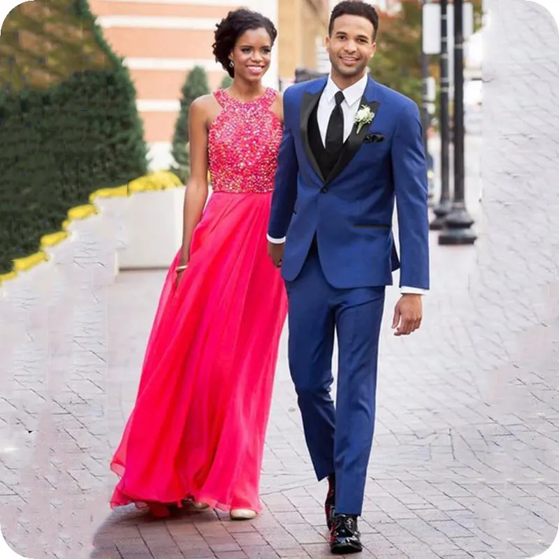 Royal Blue Men Classic Suits Wedding Black Peaked Lapel Man Blazer Groom Tuxedo 3Piece Costume Homme Slim Fit Terno Masculino
Royal Blue Men Classic Suits Wedding Black Peaked Lapel Man Blazer Groom Tuxedo 3Piece Costume Homme Slim Fit Terno Masculino