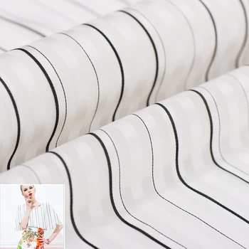 100x112cm/piece Retro Black White Stripe 100% Real Mulberry Silk Fabric Cloth For Manual Dress Clothing DIY Sewing Patchwork
100x112cm/piece Retro Black White Stripe 100% Real Mulberry Silk Fabric Cloth For Manual Dress Clothing DIY Sewing Patchwork