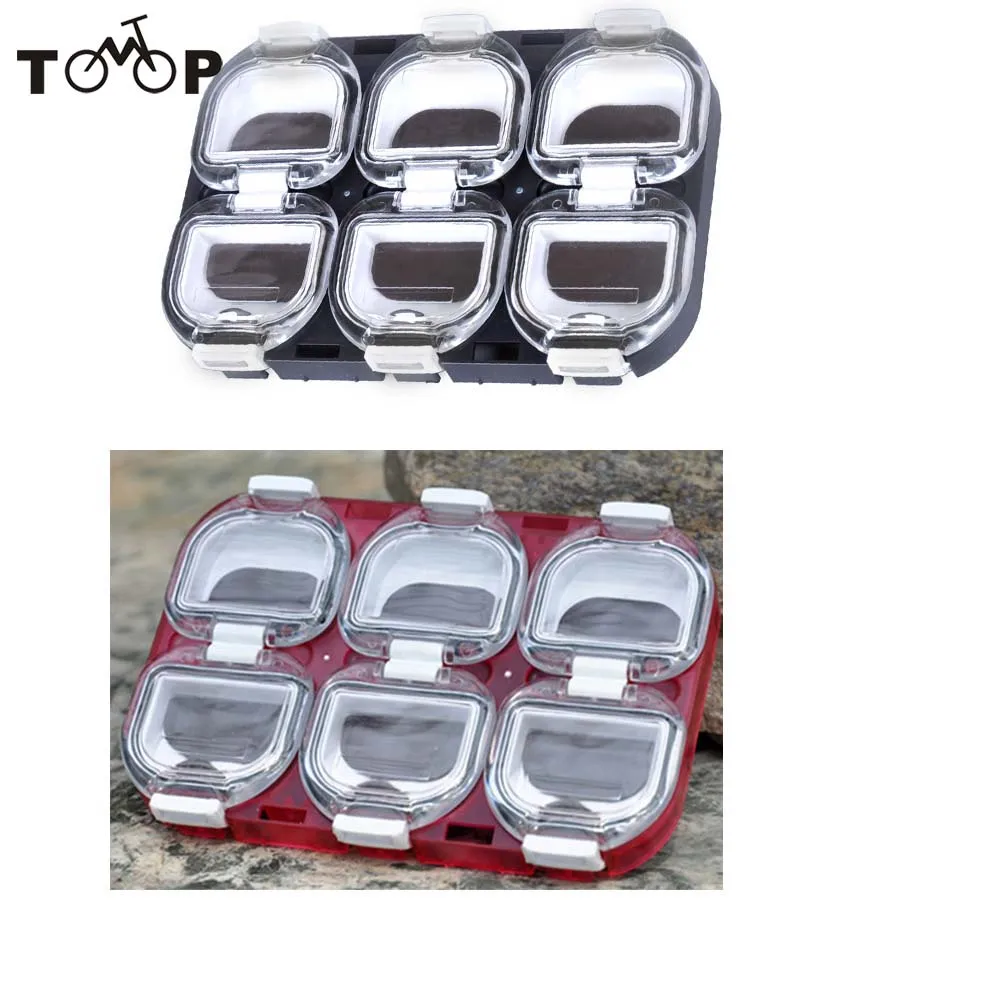 Mini Waterproof Fly Fishing Lure Hook Storage Case Fishing Tackle Box with Magnet 6 Individual Compartments Black/Red
Mini Waterproof Fly Fishing Lure Hook Storage Case Fishing Tackle Box with Magnet 6 Individual Compartments Black/Red
