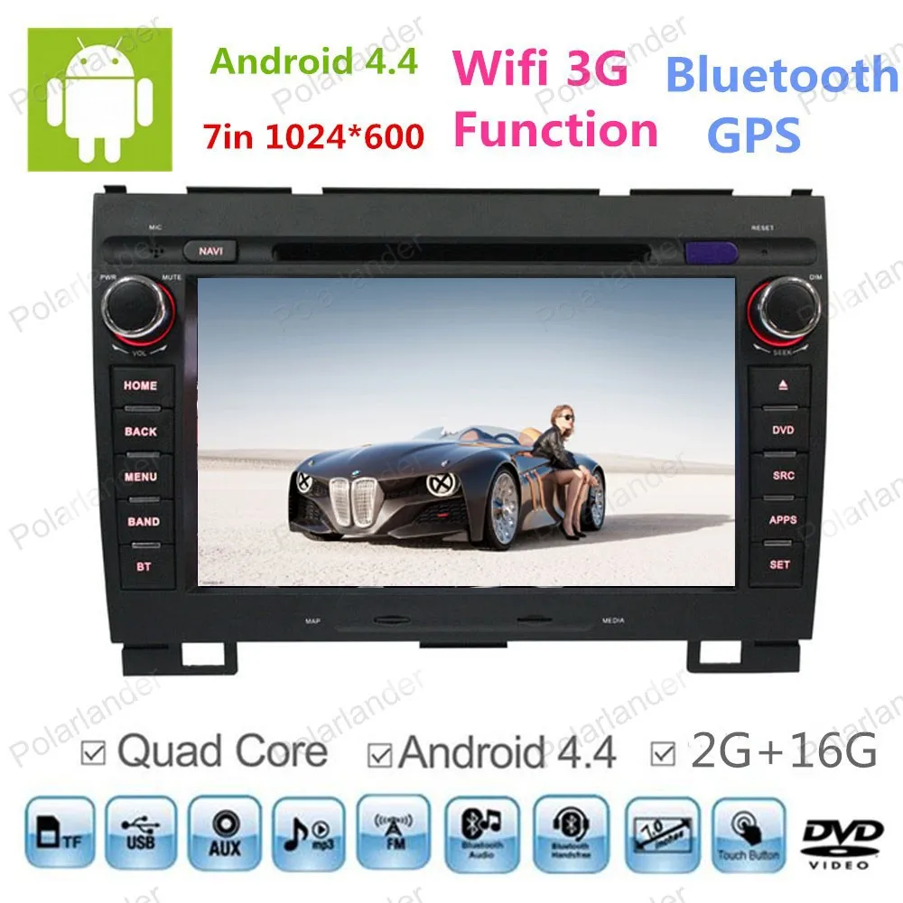 2 Din Android 4 Полная сенсорная панель gps навигация автомобильный dvd радиоплеер для Great