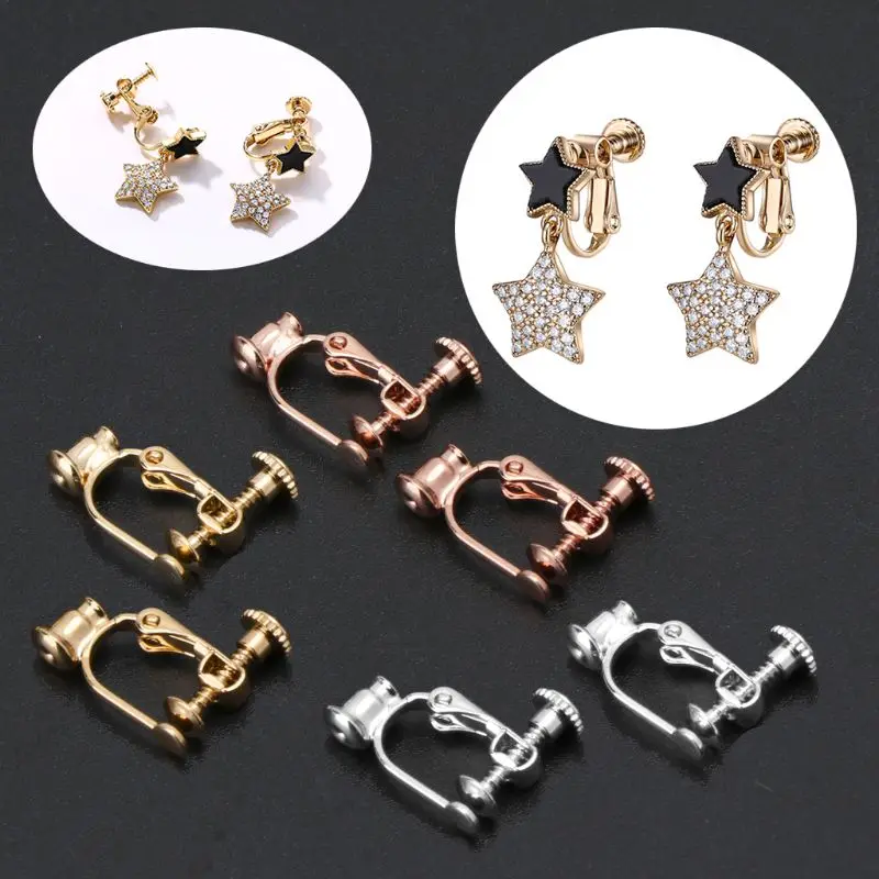 1 Pair U Shape Clip-on Earrings Converter with Easy Open Loop No Pierced Earring Clips Jewelry Making Jewelry Findings
1 Pair U Shape Clip-on Earrings Converter with Easy Open Loop No Pierced Earring Clips Jewelry Making Jewelry Findings