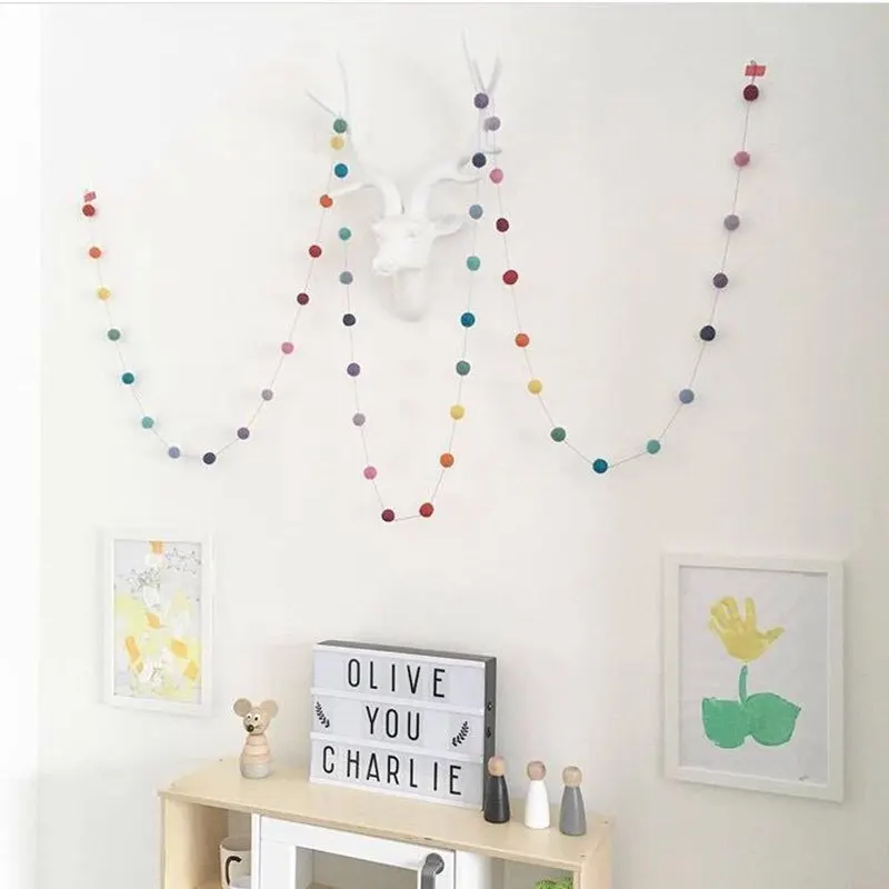 Pompoms Chain Home Decor Wall & Bed Decoration Craft Home Store Market Decoration Exquisite Birthday & Festival Party Ornament
Pompoms Chain Home Decor Wall & Bed Decoration Craft Home Store Market Decoration Exquisite Birthday & Festival Party Ornament