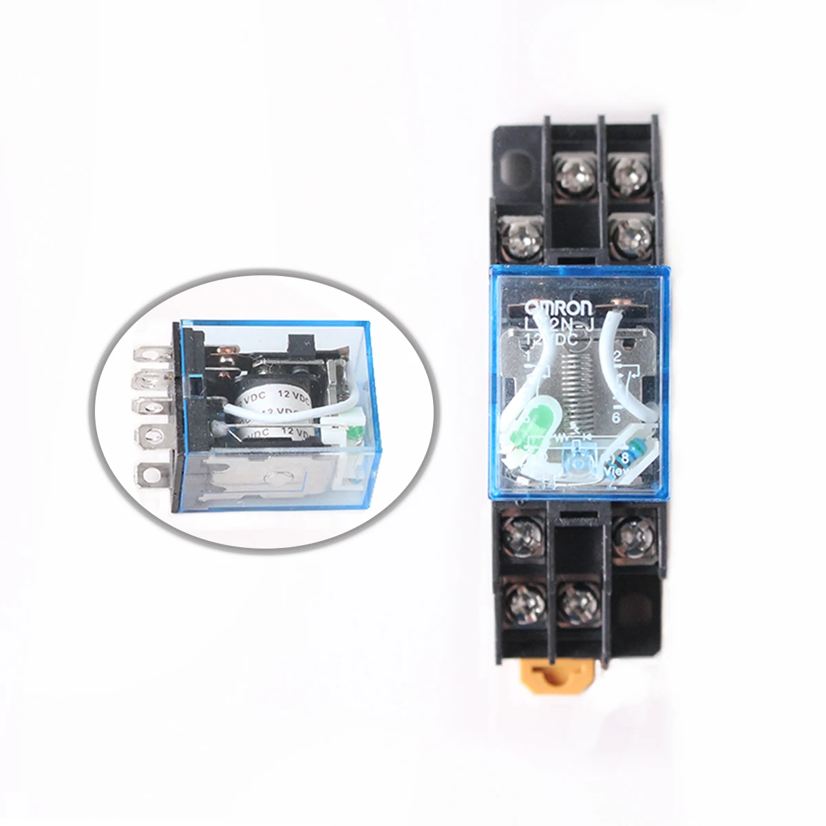 Electromagnetic Coil Power Relay LY2NJ DPDT 8Pin DC12V 24V AC220V HH62P JQX-13F Miniature Relay With Base
Electromagnetic Coil Power Relay LY2NJ DPDT 8Pin DC12V 24V AC220V HH62P JQX-13F Miniature Relay With Base