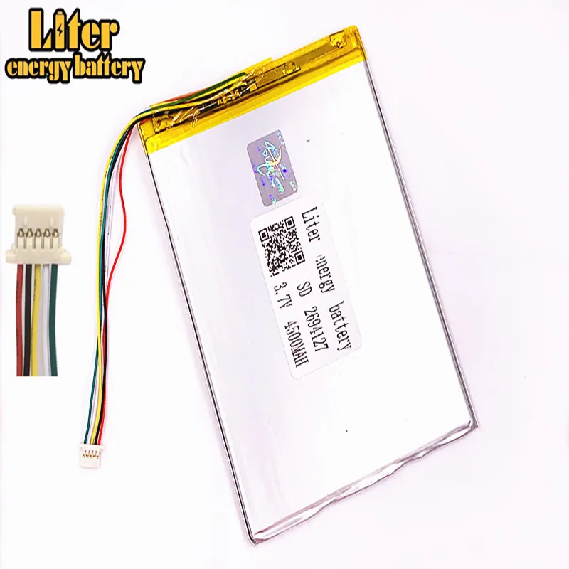3.7V,4500mAH 2694127 ( polymer lithium ion battery ) for 8X tablet U27GT 7inch 8 inch 9inch tablet battery
3.7V,4500mAH 2694127 ( polymer lithium ion battery ) for 8X tablet U27GT 7inch 8 inch 9inch tablet battery