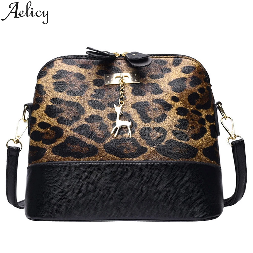 Aelicy Fashion Zipper Leopard Print Crossbody Bag Fawn Pendant Shell Leather Purse Shoulder Bag LadiesHandbag Messenger Bags 
Aelicy Fashion Zipper Leopard Print Crossbody Bag Fawn Pendant Shell Leather Purse Shoulder Bag LadiesHandbag Messenger Bags