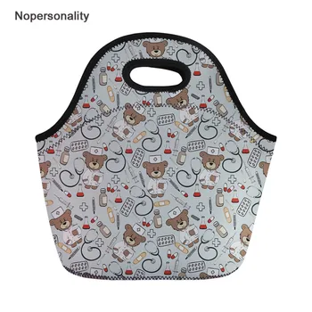 Nopersonality Neoprene Portable Insulated Lunch Bag with Cute Nurse Bear Printing Women Kids Adults Insulation Picnic Food Bags
Nopersonality Neoprene Portable Insulated Lunch Bag with Cute Nurse Bear Printing Women Kids Adults Insulation Picnic Food Bags