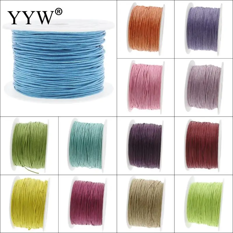 

Wholesale 80m/Spool 1MM Mix Color Nylon Black Satin Chinese Knotting Silky Macrame Cord Beading Braided String Thread