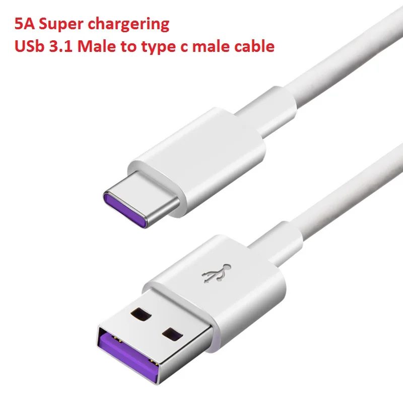 New 5A USB Type C Cable USB3.1 Male to Type-C Female Fast Charging Charger Data Cable for Huawei Mate 10 P10 P20 Pro
New 5A USB Type C Cable USB3.1 Male to Type-C Female Fast Charging Charger Data Cable for Huawei Mate 10 P10 P20 Pro