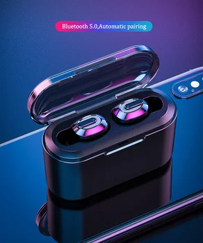 T2 Wireless Bluetooth Invisible Headphones Single Ear 5.0 Mini Wireless Headset with 1200mAh 2200mAh Charging Box PK Q32 tws
T2 Wireless Bluetooth Invisible Headphones Single Ear 5.0 Mini Wireless Headset with 1200mAh 2200mAh Charging Box PK Q32 tws