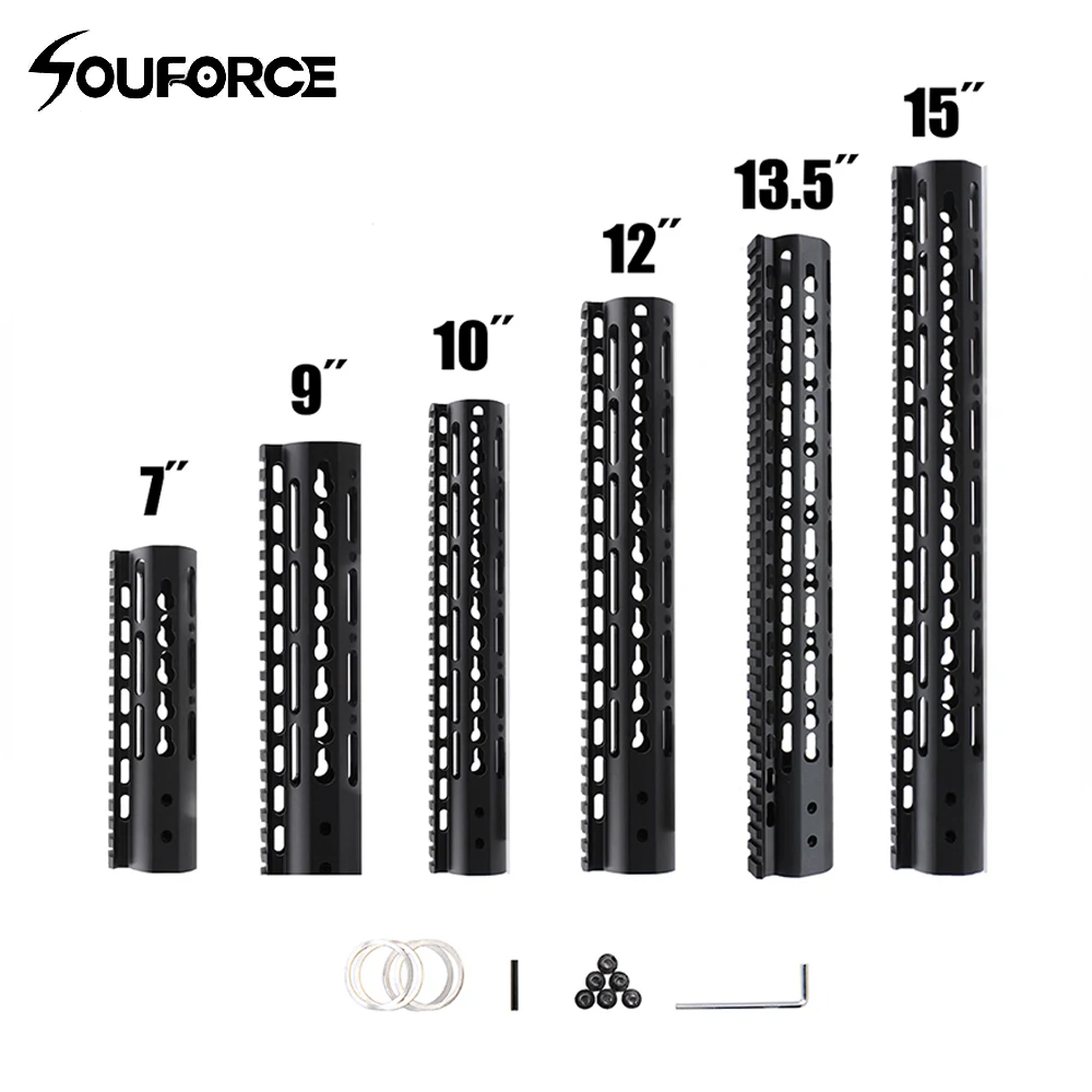 7" 9" 10" 12" 13.5" 15" AR15 Keymod Handguard Picatinny Rail Tactical Rifle Scope Mount Accessory for Hunting
7" 9" 10" 12" 13.5" 15" AR15 Keymod Handguard Picatinny Rail Tactical Rifle Scope Mount Accessory for Hunting