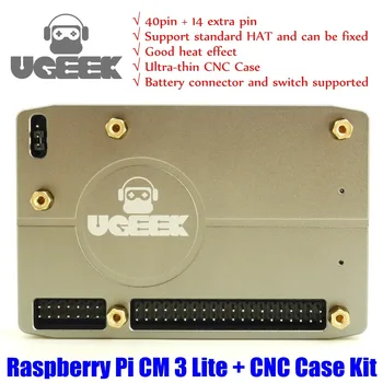Official Original Raspberry Pi Compute Module 3 Lite + UGEEK I/O Board + CNC Case Kit|CM3|CM3L|BCM2837|support CM3+|CM3 plus
Official Original Raspberry Pi Compute Module 3 Lite + UGEEK I/O Board + CNC Case Kit|CM3|CM3L|BCM2837|support CM3+|CM3 plus