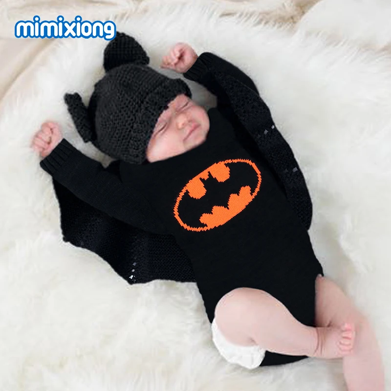 Baby Onesie Funny Batman Knit Newborns Bebes Bodysuits Tops Long Sleeve Infant Boys Girls Jumpsuits Black Toddler Kids Coveralls
Baby Onesie Funny Batman Knit Newborns Bebes Bodysuits Tops Long Sleeve Infant Boys Girls Jumpsuits Black Toddler Kids Coveralls