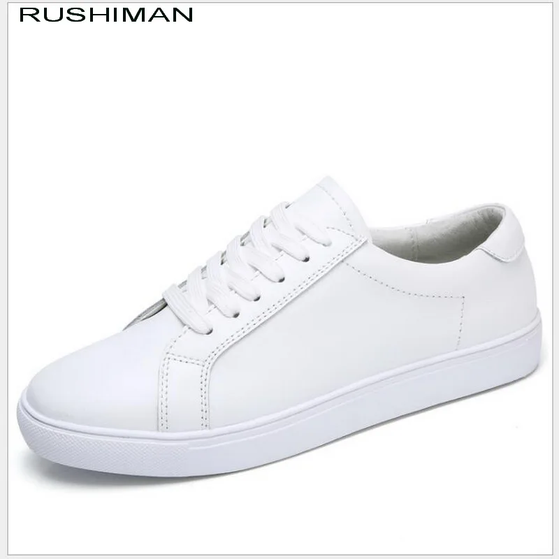 Spring Autumn Genuine Leather Women's Flat Shoe Women Soft Breathable Sneakers Black White Lace Up Woman students Shoe
Spring Autumn Genuine Leather Women's Flat Shoe Women Soft Breathable Sneakers Black White Lace Up Woman students Shoe