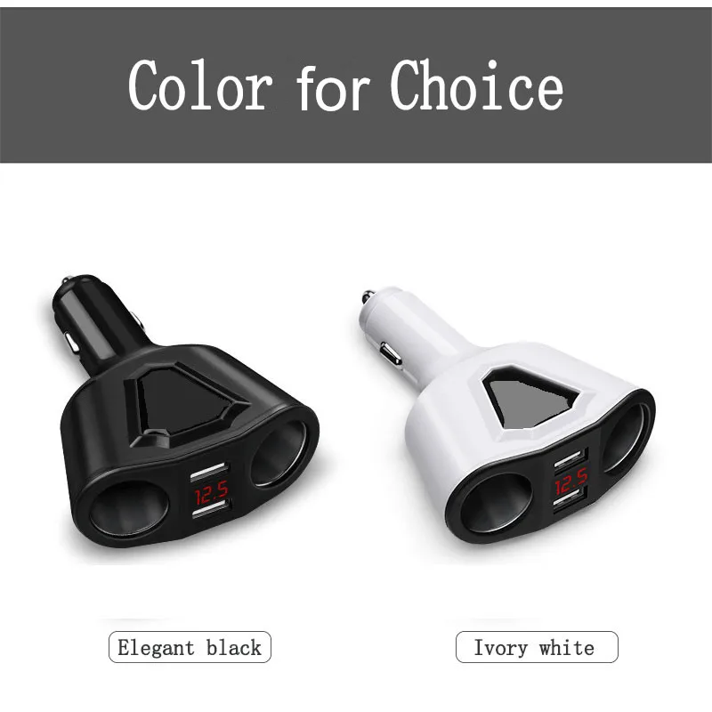 Portable Multi-Function 5V 3.1A Car Charger For Mobile Phone Device Portable Auto Car-Charger Lighter Adpater For Car-Styling CE
Portable Multi-Function 5V 3.1A Car Charger For Mobile Phone Device Portable Auto Car-Charger Lighter Adpater For Car-Styling CE
