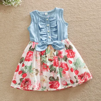 Korean Girls Denim Dress for Kids Flowers Ruffles Jeans A-line Summer Dress Bohemian Children Beach Dress Girls Casual Clothing
Korean Girls Denim Dress for Kids Flowers Ruffles Jeans A-line Summer Dress Bohemian Children Beach Dress Girls Casual Clothing