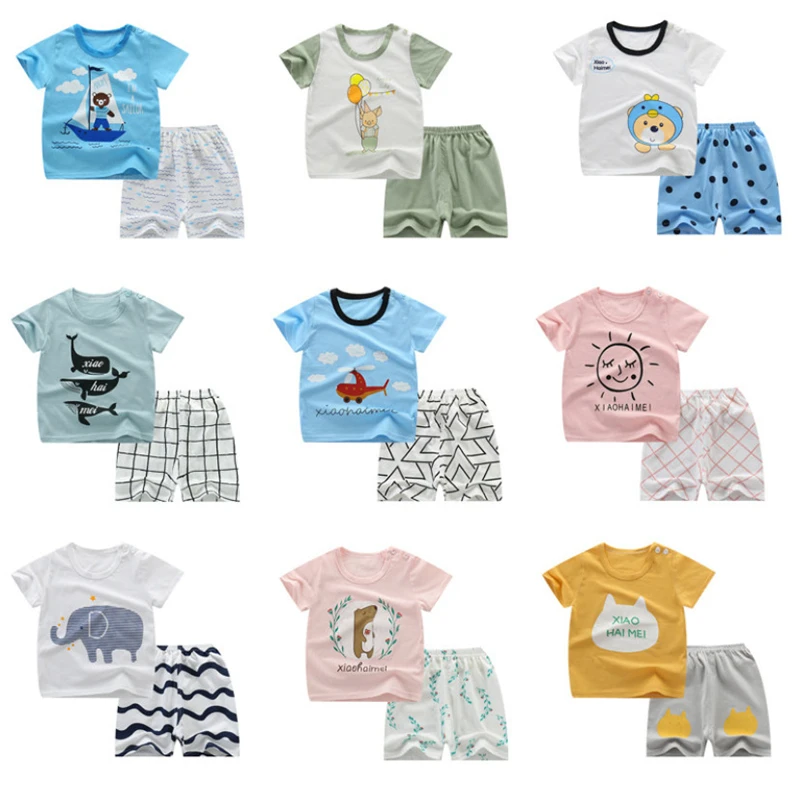 Retail Children's Clothing Cartoon T-shirt & Shorts Boy's Set Summer Baby Girl 2 Pieces Sets Infant Clothes
Retail Children's Clothing Cartoon T-shirt & Shorts Boy's Set Summer Baby Girl 2 Pieces Sets Infant Clothes