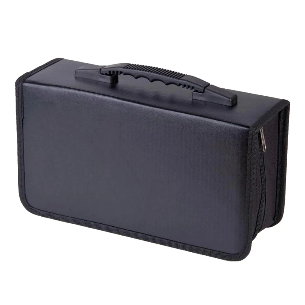 128 Disc Collect PU Leather Ergonomic CD Bag Large Capacity Carrying Case Anti Scratch Game Holder DVD Storage Durable Portable
128 Disc Collect PU Leather Ergonomic CD Bag Large Capacity Carrying Case Anti Scratch Game Holder DVD Storage Durable Portable