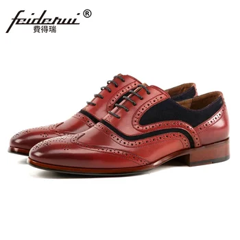 Famous Luxury Round Toe Man Formal Dress Wingtip Brogue Shoes Genuine Leather Carved Men's Handmade Wedding Party Oxfords SS244 
Famous Luxury Round Toe Man Formal Dress Wingtip Brogue Shoes Genuine Leather Carved Men's Handmade Wedding Party Oxfords SS244