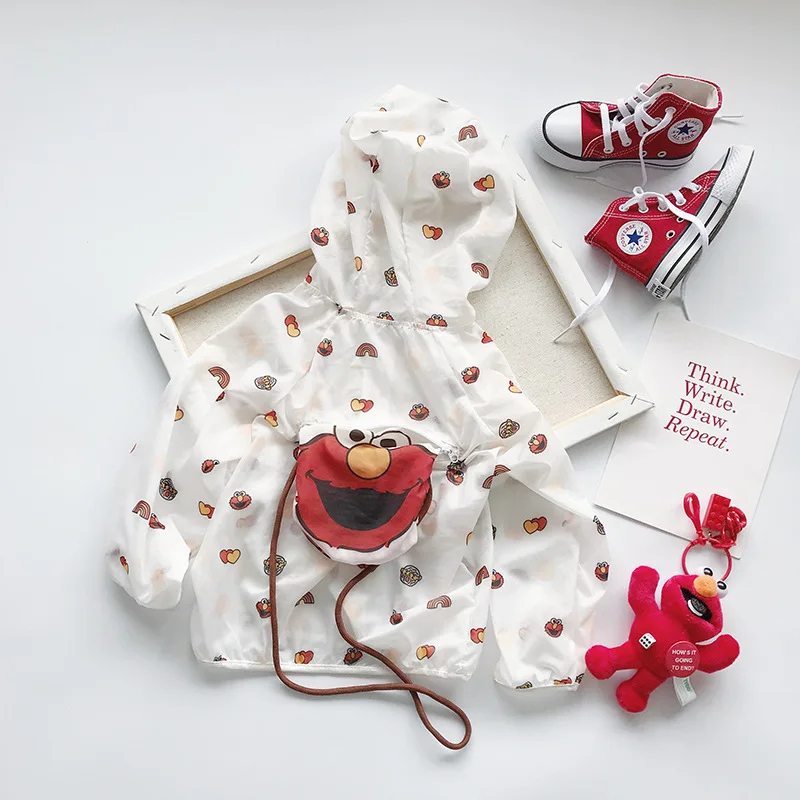 Summer Children Sun Protection Coat Kids Clothes Cartoon Print Baby Unisex Jacket(Variable Bag)kid Girl Boy Interesting Clothes
Summer Children Sun Protection Coat Kids Clothes Cartoon Print Baby Unisex Jacket(Variable Bag)kid Girl Boy Interesting Clothes