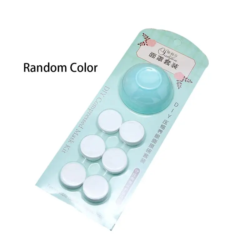 Makeup Tool Kits 6 Pcs DIY Facial Compressed Mask Sheet+1 Mixing Bowl Sweet Candy Color Face Care Disposable Beauty Set
Makeup Tool Kits 6 Pcs DIY Facial Compressed Mask Sheet+1 Mixing Bowl Sweet Candy Color Face Care Disposable Beauty Set