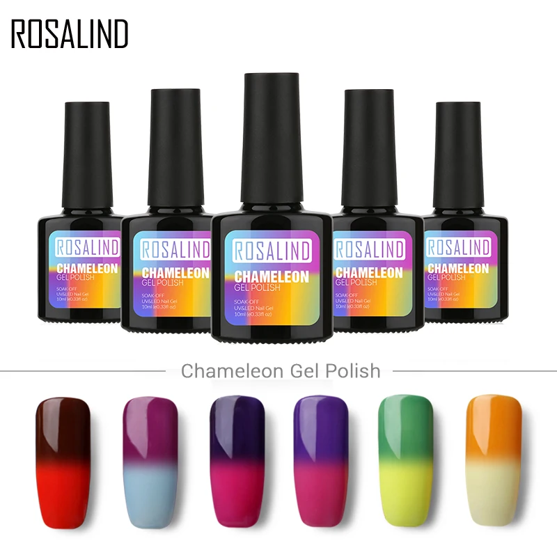 ROSALIND Gel 1S 10ml Temperature Color Changing Nail Polish Soak off Nail Gel Polish Semi Vernis Permanent gel lacquer
ROSALIND Gel 1S 10ml Temperature Color Changing Nail Polish Soak off Nail Gel Polish Semi Vernis Permanent gel lacquer