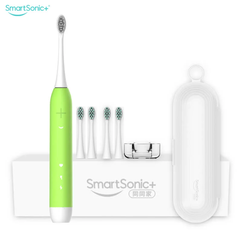 SmartSonic+ Electric Toothbrush,Travel Box,Wireless Rechargeable,5 Toothbrushes Head Replacements,Green,DuPont, Auto Timer, IPX7
SmartSonic+ Electric Toothbrush,Travel Box,Wireless Rechargeable,5 Toothbrushes Head Replacements,Green,DuPont, Auto Timer, IPX7