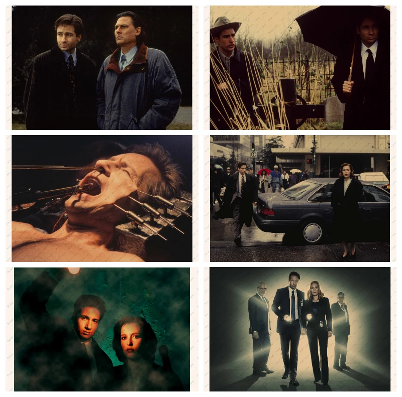 The X-Files Wall stickers Kraft Poster Retro Poster Decorative paintings Movie Poster
The X-Files Wall stickers Kraft Poster Retro Poster Decorative paintings Movie Poster
