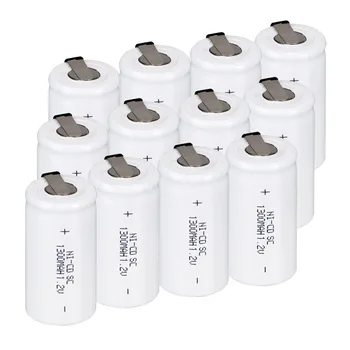 12x NiCd 1.2V 1300mah Rechargeable Battery Sub C SC Ni-Cd Ni Cd 1.2V Batteries With Tap - White - US Shipping
12x NiCd 1.2V 1300mah Rechargeable Battery Sub C SC Ni-Cd Ni Cd 1.2V Batteries With Tap - White - US Shipping