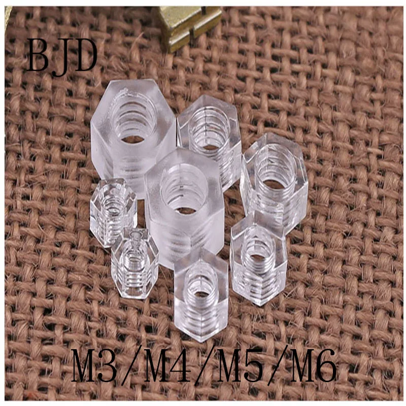 200pcs M3 M4 M5 M6 Plastic Transparent nut Nylon Hex Nut PC Transparent Nut Polycarbonate nut 
200pcs M3 M4 M5 M6 Plastic Transparent nut Nylon Hex Nut PC Transparent Nut Polycarbonate nut