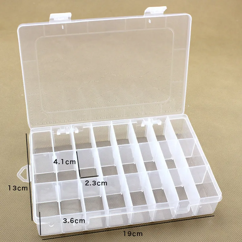 24 Grid Jewelry Storage Box False Nail Tips Crystal Dried Flowers Container Transparent Plastic Case QRD88
24 Grid Jewelry Storage Box False Nail Tips Crystal Dried Flowers Container Transparent Plastic Case QRD88