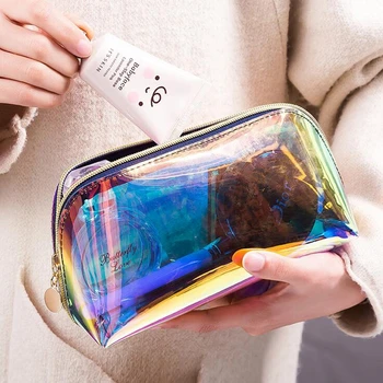 Woemn Transparent Laser Cosmetic Bag Travel Make Up Necessaries Organizer Zipper Toiletry Kit Makeup Case Pouch Wash Kit Box
Woemn Transparent Laser Cosmetic Bag Travel Make Up Necessaries Organizer Zipper Toiletry Kit Makeup Case Pouch Wash Kit Box
