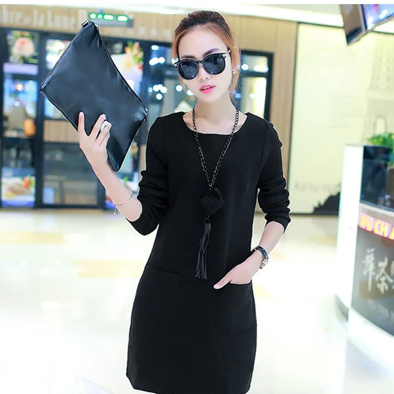 Women Fake Two Pieces Dress Pullover Round Neck Long Sleeves Autumn Outfits NYZ Shop
Women Fake Two Pieces Dress Pullover Round Neck Long Sleeves Autumn Outfits NYZ Shop
