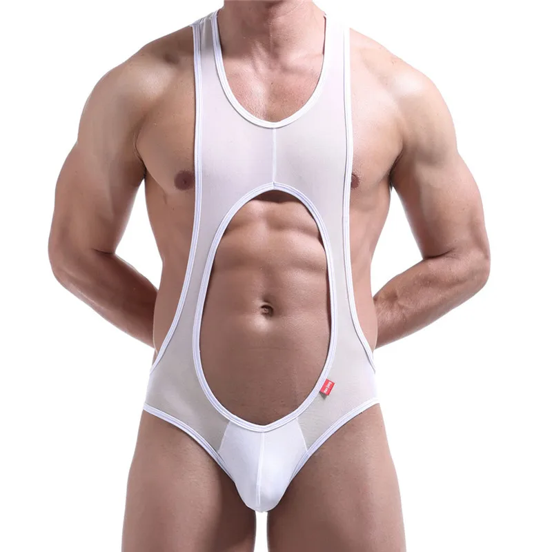 Men's Jumpsuit Wrestling Undershirts Sexy Men's Bodybuilding Singlet Bikini Jumpsuit Suspender Sexy Underwear Bodysuits
Men's Jumpsuit Wrestling Undershirts Sexy Men's Bodybuilding Singlet Bikini Jumpsuit Suspender Sexy Underwear Bodysuits