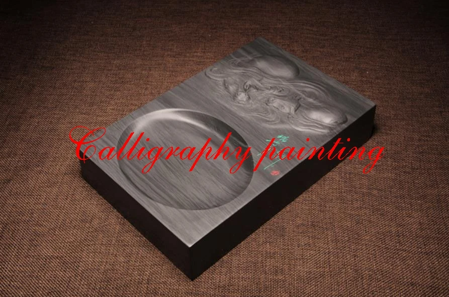 Rectangle She Ink Stone Chinese Natural Stone Hand carved Cattle Inkstone Calligraphy Painting Tool 22cmx14.5cmx3.5cm
Rectangle She Ink Stone Chinese Natural Stone Hand carved Cattle Inkstone Calligraphy Painting Tool 22cmx14.5cmx3.5cm