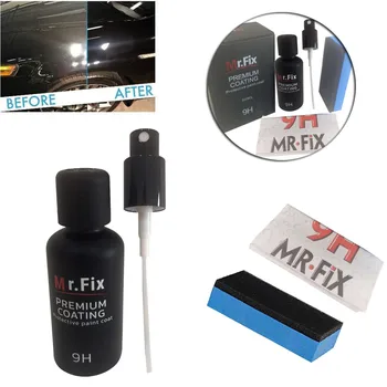 Mr fix 9H 50ML Car Oxidation Liquid Ceramic Coat Hydrophobic Glass Coating Spray Car liquid ceramic 1* sponge coat 20190621
Mr fix 9H 50ML Car Oxidation Liquid Ceramic Coat Hydrophobic Glass Coating Spray Car liquid ceramic 1* sponge coat 20190621