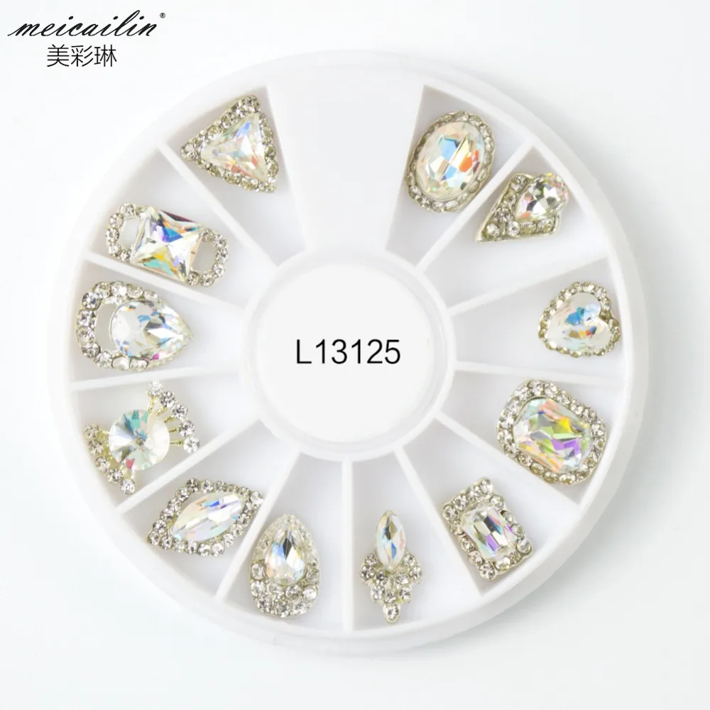 1 Wheel Nail Crystals Rhinstones For Nails AB Flatback DIY Nail Art Decorations Manicure Nailart Jewelry Gem Shiny Diamond tools
1 Wheel Nail Crystals Rhinstones For Nails AB Flatback DIY Nail Art Decorations Manicure Nailart Jewelry Gem Shiny Diamond tools