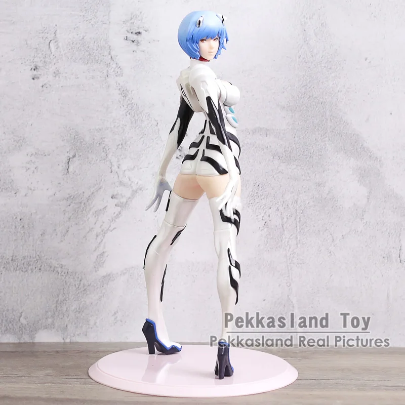 

EVA Neon Genesis Evangelion Ayanami Rei 1/7 Scale PVC Figure Collectible Model Toy Black/White 24CM