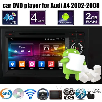 7" inch Quad Core Android 6.0 2din Car DVD multimedia Stereo Radio for A/udi A4 2002-2008 steering wheel control
7" inch Quad Core Android 6.0 2din Car DVD multimedia Stereo Radio for A/udi A4 2002-2008 steering wheel control