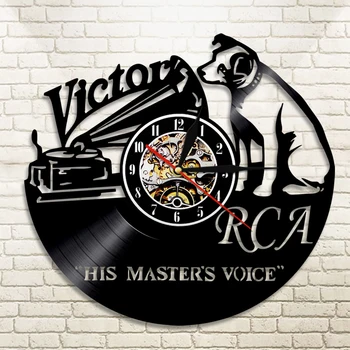 1Piece Victor RCA Vinyl Record Clock Cute Dog Design Handmade Wall Decor Animals Vintage Creative Hanging Art Timepiece Clocks
1Piece Victor RCA Vinyl Record Clock Cute Dog Design Handmade Wall Decor Animals Vintage Creative Hanging Art Timepiece Clocks