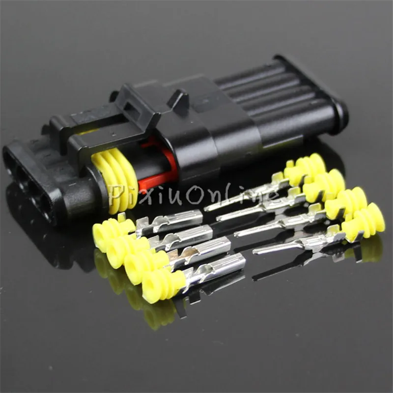 1set 4Pin Car Waterproof YL360B Connector AMP Plug Socket Male Female Wire Connection Dustproof High Pressure Resistant US RU
1set 4Pin Car Waterproof YL360B Connector AMP Plug Socket Male Female Wire Connection Dustproof High Pressure Resistant US RU