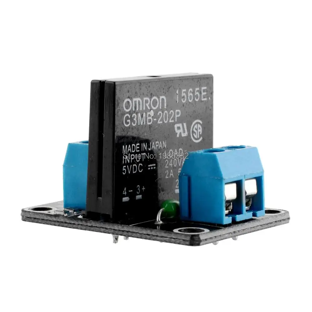 WS16 5V 1 Channel SSR G3MB-202P Solid State Voltage Relay High Level Signal Trigger Module 240V 2A + resistance fuse For Arduino
WS16 5V 1 Channel SSR G3MB-202P Solid State Voltage Relay High Level Signal Trigger Module 240V 2A + resistance fuse For Arduino