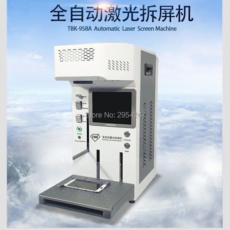 TBK LCD Laser Repair Machine For IPhoneX XS Max 8 8+ Back Cover Glass Frame Separating Laser engraving machine Built-in computer
TBK LCD Laser Repair Machine For IPhoneX XS Max 8 8+ Back Cover Glass Frame Separating Laser engraving machine Built-in computer