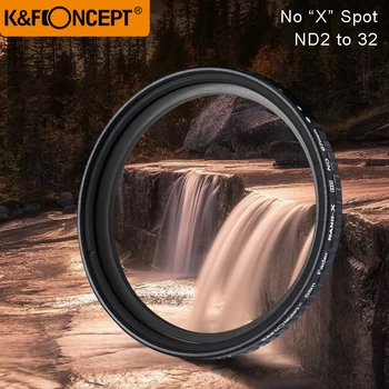 K&F Concept 52mm NO"X" Spot ND2 to ND32 Fader ND Filter ND2-32 Neutral Density Variable Filter For DSLR Camera Lens filter
K&F Concept 52mm NO"X" Spot ND2 to ND32 Fader ND Filter ND2-32 Neutral Density Variable Filter For DSLR Camera Lens filter