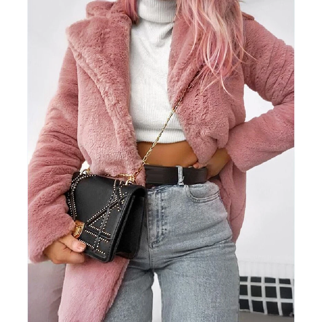 Plus Size Faux Fur Coat Women Hairy Plush Thick Warm Long Coats Outwear Fashion Lapel Fluffy Fur Ladies Jackets Lady Overcoats
Plus Size Faux Fur Coat Women Hairy Plush Thick Warm Long Coats Outwear Fashion Lapel Fluffy Fur Ladies Jackets Lady Overcoats
