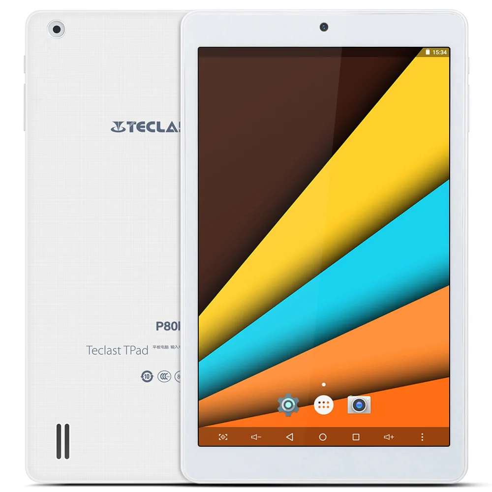 

Teclast P80h 8 inch Android 5.1 Tablet PC MTK8163 64bit Quad Core 1.3GHz WXGA IPS Screen 1GB RAM+8GB ROM Dual WiFi Bluetooth 4.0