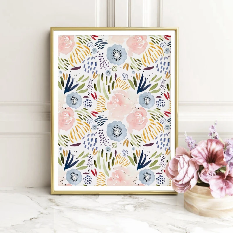 Watercolor Floral Posters and Prints Wall Art Canvas Painting Flowers Wall Picture for Living Room Home Decoration
Watercolor Floral Posters and Prints Wall Art Canvas Painting Flowers Wall Picture for Living Room Home Decoration