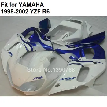 Hot sale fairings for Yamaha YZF R61998 1999 2000 2001 2002 white black plastic fairing kit yzf-r6 98 99 00 01 02 LV08
Hot sale fairings for Yamaha YZF R61998 1999 2000 2001 2002 white black plastic fairing kit yzf-r6 98 99 00 01 02 LV08