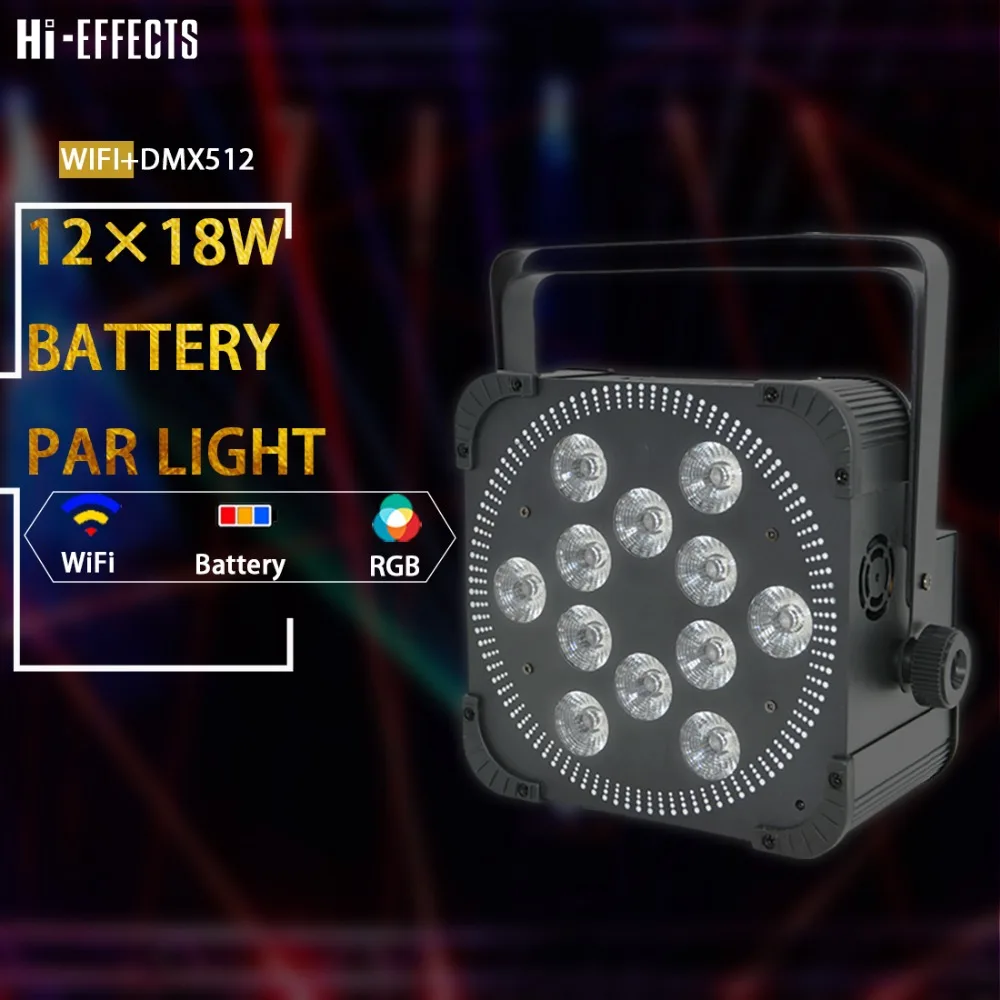 Wireless with WIFI&IRC Remote control12X18W RGBWA+UV 6IN1 LED battery par light Battery Operated Christmas Holiday Decoration
Wireless with WIFI&IRC Remote control12X18W RGBWA+UV 6IN1 LED battery par light Battery Operated Christmas Holiday Decoration