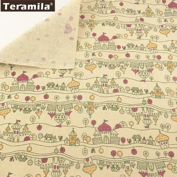 TERAMILA Home Textile Cotton Linen Fabric Sewing Material Print House Design Tissu Tablecloth Pillow Bag Curtain Cushion Pillow
TERAMILA Home Textile Cotton Linen Fabric Sewing Material Print House Design Tissu Tablecloth Pillow Bag Curtain Cushion Pillow
