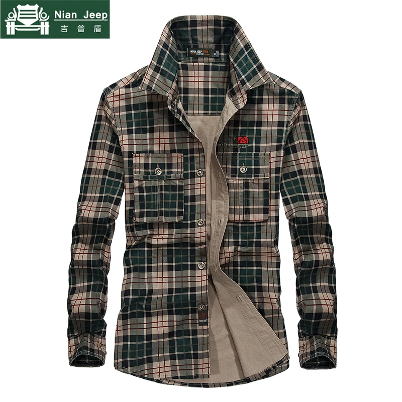 2018 Spring Autumn Men shirt Fashion Full Shirt Casual 100% Cotton Plaid Shirt Men Plus Size 3XL camisa masculina Full male shir
2018 Spring Autumn Men shirt Fashion Full Shirt Casual 100% Cotton Plaid Shirt Men Plus Size 3XL camisa masculina Full male shir